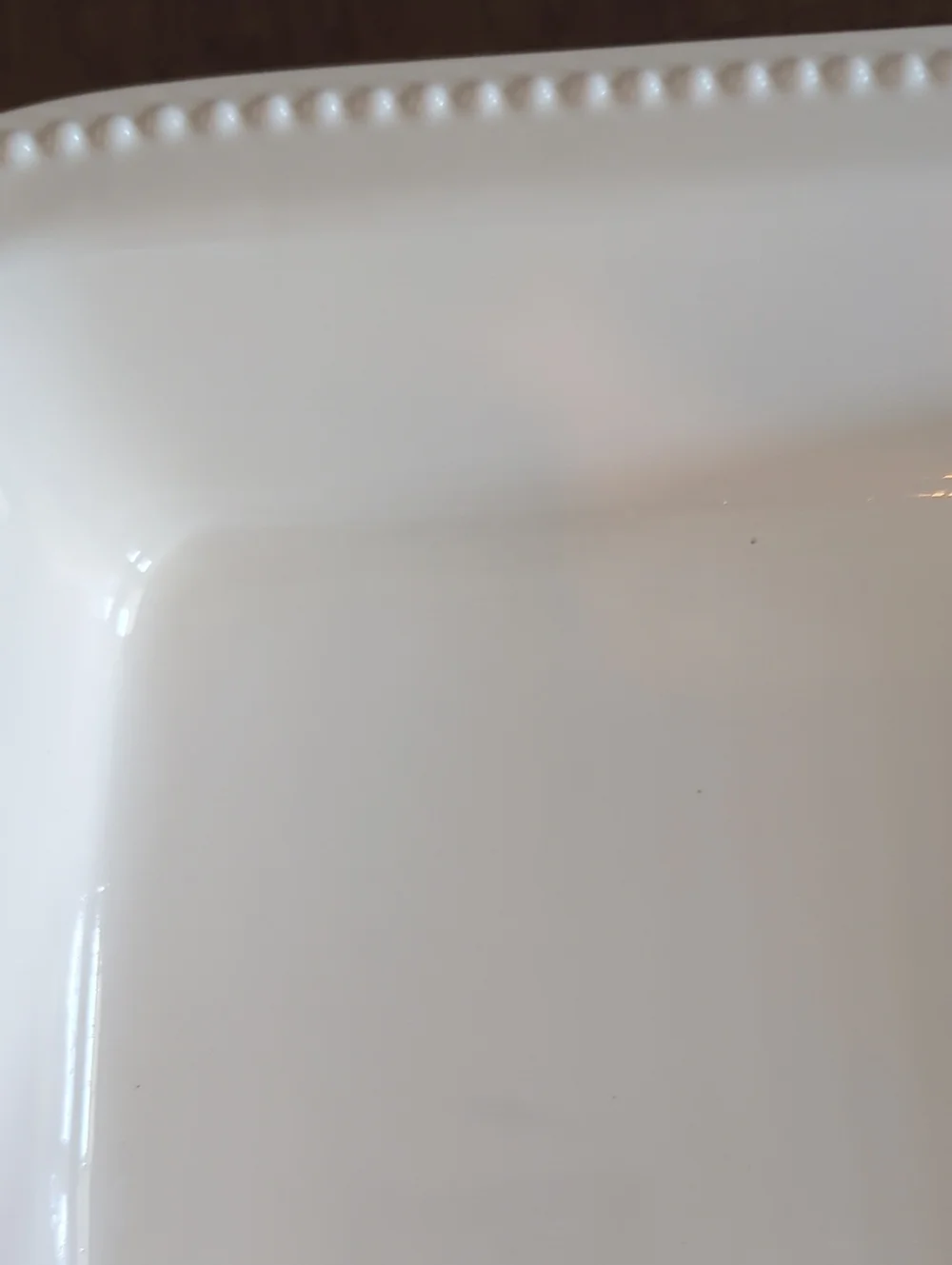 Williams Sonoma White Ceramic Serving Tray